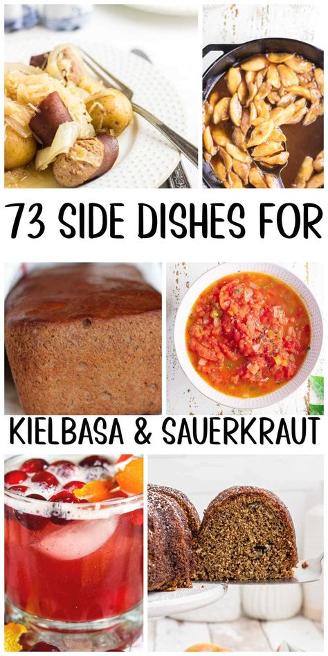 Sauerkraut And Kabasa Recipes, Polish Sausage Potatoes And Sauerkraut, Sausage Potatoes And Sauerkraut, Sausage Potatoes Sauerkraut, Kielbasa Potato Sauerkraut, Kielbasa, Creamy Mashed Potatoes, Southern Cooking, Roasted Veggies