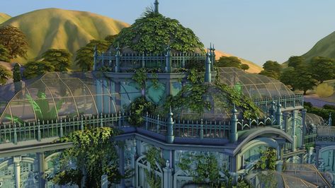 🌘🌗🌕 Sati 🌕🌓🌒 (is moving, again) auf X: „Unfinished Build No. 642 - Botanical Gardens 🌿 NoCC - Just T.O.O.L 🛠️ #sims4 https://t.co/uR9o88dmij“ / X Botanical Garden Exterior, Sims 4 Greenhouse No Cc, Sims 4 Glimmerbrook Build, Ts4 Greenhouse, The Sims 4 Greenhouse, Sims 4 Botanical Garden, Sims 4 House With Greenhouse, Sims Greenhouse, Sims 4 Greenhouse Ideas