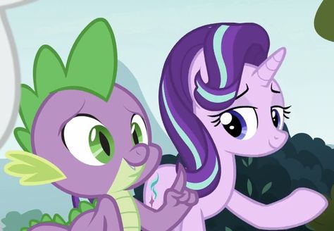 Spike X Starlight, Mlp Icons, Starlight Glimmer, My Little Pony Characters, Twilight Sparkle, Friendship Is Magic, My Little Pony, Sparkle, Animals