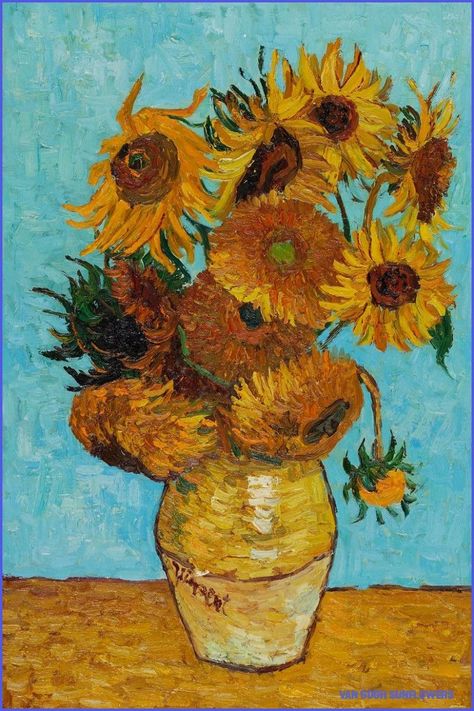 Sunflowers Van Gogh, Van Gogh Tattoo, Vincent Van Gogh Quotes, Artist Van Gogh, Vincent Willem Van Gogh, Futurisme Retro, Vincent Van Gogh Art, Van Gogh Sunflowers, Arte Van Gogh