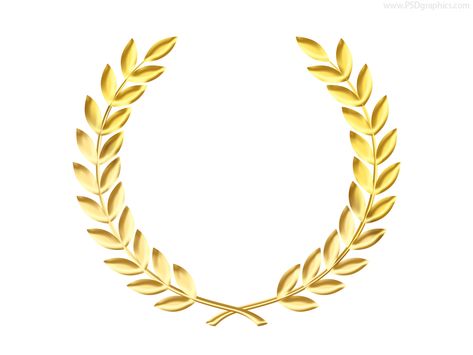 Gold laurel wreath medal template (PSD) | PSDGraphics Wedding Ring Background, Wreath Template, Gold Laurel Wreath, Half Wreath, Gold Circle Frames, Laurel Wreath Logo, Creepy Makeup, Wreath Clip Art, Wreath Logo