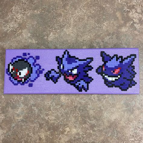 #gengar #ghastly #haunter #pokemon #pokemonart #gottacatchemall #ashketchum #pokemonfan #pokemonfanart #pokemontrainer #anime #gamefreak #gamefreakpokemon #pokemongo #perler #perlerbeads #perlerbeadart #artkal #artkalbeads #artkalbeadsart #pixel #pixelart #pixelartist #8bit #hama #hamabeads #hamabeadsart Gengar Perler Beads, Gengar Perler, Unif Bag, Haunter Pokemon, Hama Beads Pokemon, Bead Templates, Perler Bead Templates, Cool Art Projects, Ash Ketchum