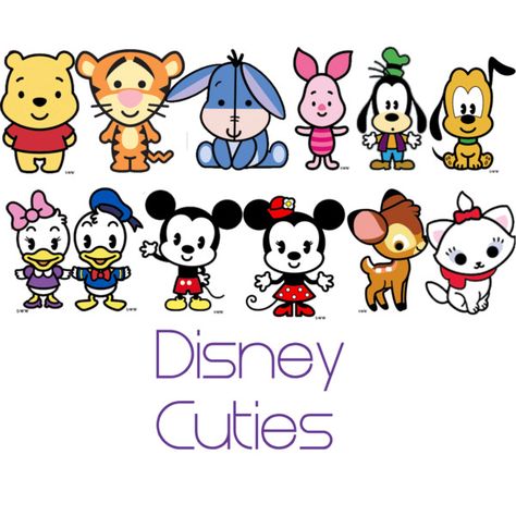 Disney Cuties Disney Mignon, Baby Disney Characters, Disney Doodles, Disney Cuties, Kawaii Disney, Cute Disney Drawings, Drawing Eyes, 디즈니 캐릭터, Disney Side