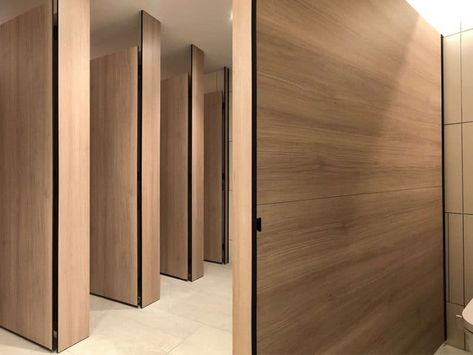 TPI Project Gallery - Toilet Partitions Industries - Wet area partitions - Cubicles, Showers & Urinals Toilet Partition Design, Cubicle Door, Bank Project, Victorian Office, Beautiful Toilet, Toilet Partition, Cubicle Partitions, Cubicle Design, Toilet Cubicle