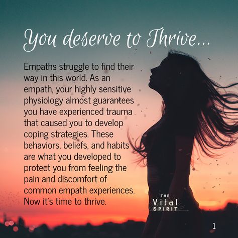 I am teaching Tools for Thriving as an Empath again beginning March 26th. This six week class teaches participants about being an empath and how to best take care of yourself as an empath. The class covers the world of energy, intuition, and the tools that keep empaths healthy. This class is ideal for: People who have newly discovered or suspect that they are empaths People who are tired of feeling like being an empath is a curse People who are new to the world of energy and intuition How To Heal As An Empath, Intuitive Witch, Empath People, Empaths Quotes, Super Empath, Sigma Empath, Empath Quotes, Psychic Vampire, Empathic People