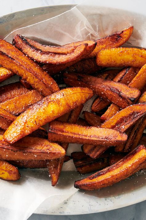 Healthy Recipes - NYT Cooking Plantain Fries, Plantain Recipes, Ripe Plantain, Tofu Stir Fry, Green Bean Salads, Grilled Tofu, Plantains Fried, Screen Photo, Fries Recipe