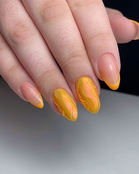 Chrome with 3D texture and French tips? Yes please! 🧡 Hard gel structured overlay + Level 4 nail art ✨ @escapeintobeauty_ 🤍 Private home-based studio ☁️ Natural nail health + gel nail specialist 🌿 Health department approved Textured Nails, Nail Specialist, Level 4, Hard Gel, French Tips, Nail Health, 3d Texture, Health Department, Nail Technician