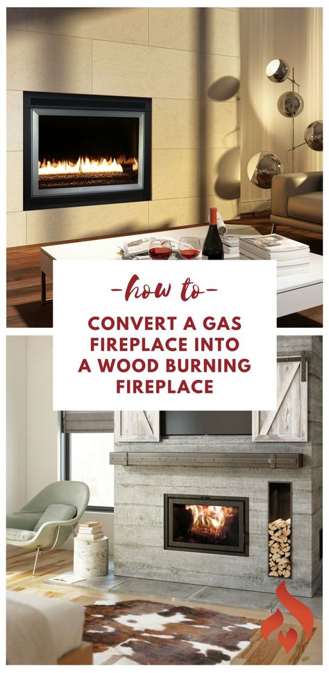 You might be able to convert your gas fireplace into a wood burning fireplace!  Home decor ideas, decorating ideas for the home, fireplace decor, fireplace ideas.  (scheduled via http://www.tailwindapp.com?utm_source=pinterest&utm_medium=twpin) Fireplace Conversion, Decor Fireplace Ideas, Outdoor Fireplace Plans, High Heat Paint, Wood Burning Fireplace Inserts, Fireplace Gas, Fireplace Home, Propane Fireplace, Fireplace Wood