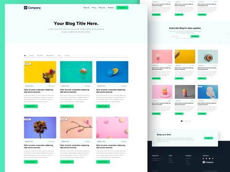 Blog Listing / Articles Page by prabhsng on Dribbble Law Web, Blog Post Design, Directory Design, Ui Design Website, Web Ui Design, Web Blog, Ui Design Inspiration, Article Design, Design Jobs