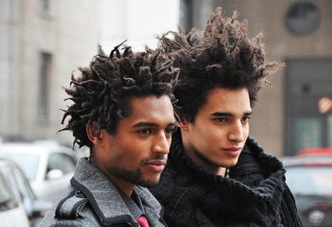 Mixed Hairstyles, Dreadlocks Styles, Natural Hair Men, Twisted Hair, Afro Men, Natural Man, Twist Hair, Pelo Afro, Black Men Hairstyles