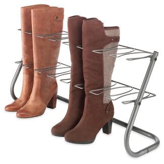 Steel Boots, Boot Rack, Boot Storage, Boot Stand, Shoe Storage Solutions, Shoe Storage Rack, Gunmetal Grey, Shoe Organizer, Closet Storage