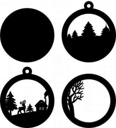 Layered Ornaments, Diy Plaster, Cricut Stencils, Laser Cut Wood Crafts, Projets Cricut, Laser Engraved Ideas, Christmas Cut Files, Christmas Card Art, Christmas Stencils