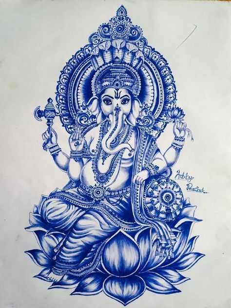 Ganpati Drawing, Ganesha Sketch, Front Mehndi Design, Ganesha Drawing, Ganesh Art Paintings, Pencil Drawings Of Animals, Color Drawing Art, Drawing Sheet, Pen Art Drawings