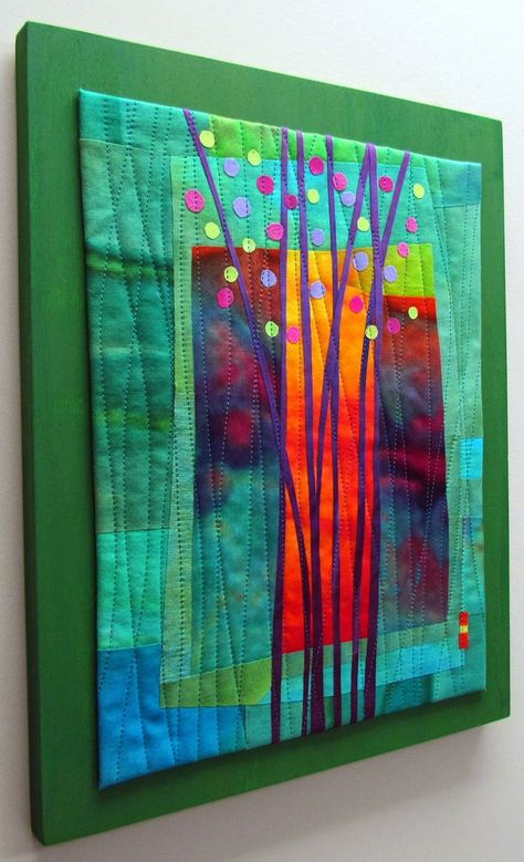 Paper Quilts, Quilt Stitches, Quilts Modern, Landscape Art Quilts, 8 Mart, Abstract Quilt, Quilt Modernen, Fiber Art Quilts, Landscape Quilts