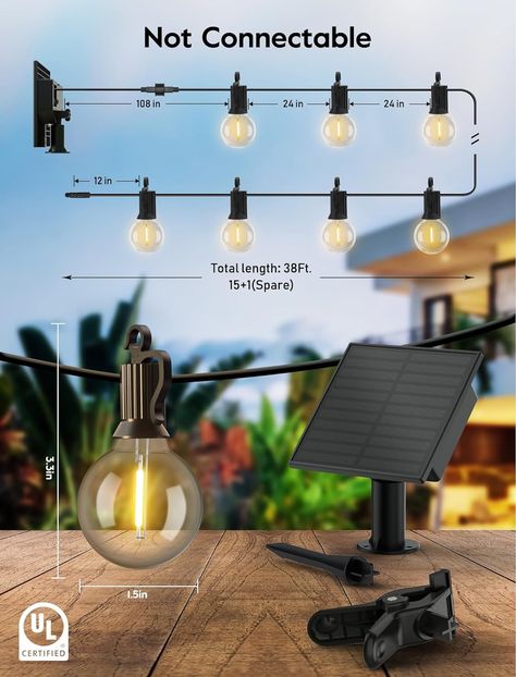 Solar hanging lights