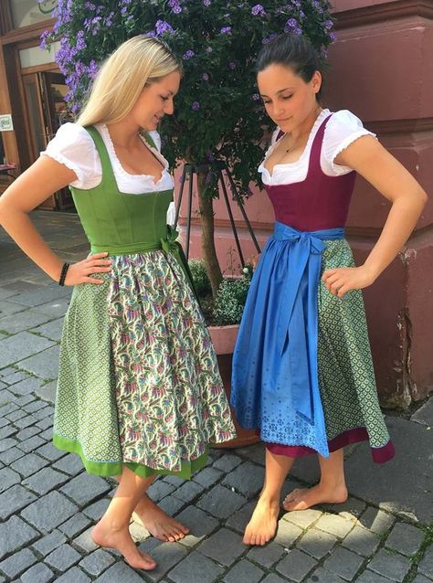 Dirndl Aesthetic, Traditional German Clothing, Bridal Dirndl, Oktoberfest Woman, German Clothing, German Outfit, German Girls, Oktoberfest Outfit, Dirndl Dress