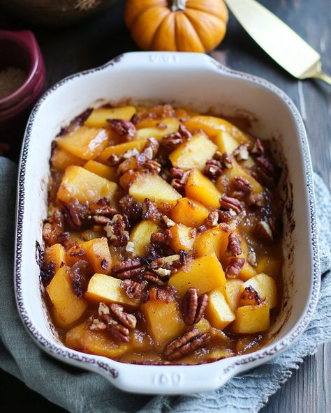 Fall flavors shine in this Butternut Squash Apple Bake, a delightful combination of tender squash, sweet apples, raisins, and pecans. This dish offers the perfect balance of sweet and savory, ... Read more Squash With Apples, Butternut Squash With Apples Recipes, Squash Apple Bake, Butternut Squash And Apples Roasted, Butternut Squash And Apple Casserole, Apple Bake, Butternut Squash Apple, Baked Butternut Squash, Healthy Eating Meal Plan