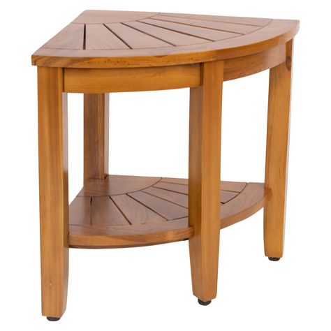 Bathroom Bench, Wood Bench Outdoor, Pony Wall, Corner Bench, Shower Stool, Teak Bench, Small Bench, Shower Chair, Shower Bench