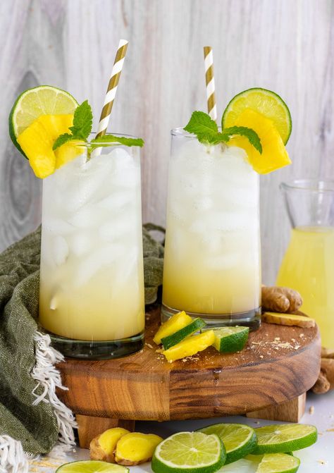 Pineapple Coconut Rum Cooler Coconut Rum Cocktails, Pineapple Rum, Cucumber Juice, Rum Cocktails, Rum Drinks, Cocktail Ingredients, Pineapple Coconut, White Rum, Coconut Rum