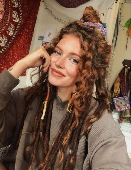 Half Dreads, Bohemian Vibes, Curly Hair, Dreadlocks, Boutique, Hair, On Instagram, Hippies