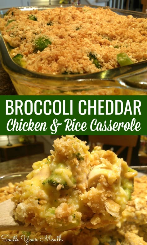 Broccoli Rice Bake, Cheddar Broccoli Rice, Broccoli Cheddar Chicken, Cheddar Broccoli, Meals Chicken, Rice Bake, Broccoli Recipes Casserole, Chicken Broccoli Rice Casserole, Chicken And Rice Casserole