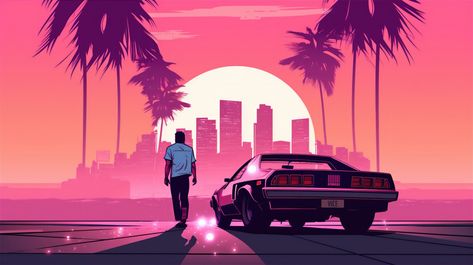 Best Wallpapers For Laptop, Gta City, Pc Games Wallpapers, 4k Gaming Wallpaper, Wallpaper Theme, City Theme, Gta 6, Theme Wallpaper, 4k Wallpapers For Pc