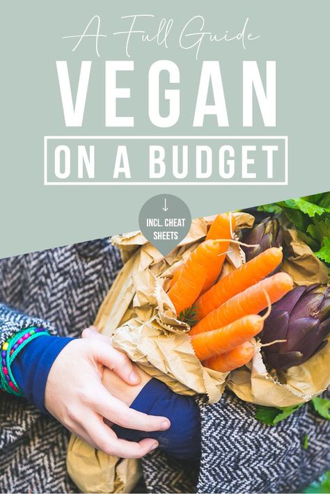 How to be vegan on a budget? Find our top tips in this full guide, including budget meals, easy & cheap recipes, vegan budget meal plan, vegan shopping list and beginner tips for eating plant-based on a budget. Don’t forget to snag your free printable eBook in this article for cheap vegan tips. | nutriciously.com   #veganbudget #veganlifestyle #healthyeating #freeprintable #veganmealplan #veganonabudget #cheapvegan #goingvegan #vegantips #veganshoppinglist #cleaneating Vegan On A Budget, Diet On A Budget, Vegan Budget, Vegan Shopping List, Budget Vegan, Vegan Journey, Healthy Vegan Diet, Cheap Vegan, How To Eat Healthy