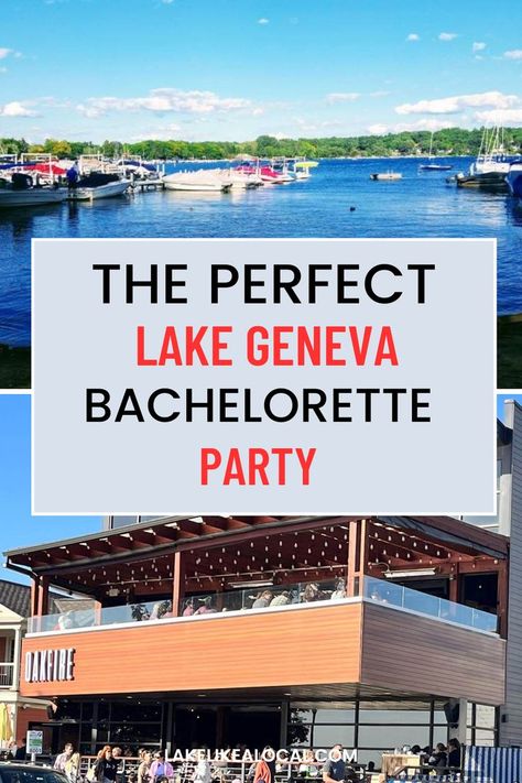 lake geneva bachelorette party Bachelorette Party Lake, Wisconsin Winter, Lake Geneva Wisconsin, Best Boats, Bachelorette Trip, I Am So Grateful, Lake Geneva, Boat Tours, Lake View