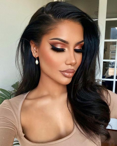 Full Glam Wedding Makeup, Full Glam Bridal Makeup, Glam Bride Makeup, James Charles Palette, Sweet Makeup, Concert Makeup, Wedding Guest Makeup, Glam Wedding Makeup, Jet Black Hair