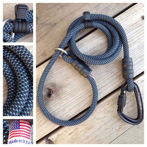 Climbing Rope Slip Lead & Carabiner for Large Dogs. Perfect leash for Animal Rescue Teams & Kennels. Carabiner allows hands free use. Climbing Rope Dog Leash, Life Notes, Rope Dog Leash, Dog Kennels, Dog Business, Leather Product, Rope Dog, Rescue Team, Climbing Rope