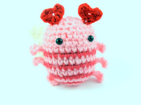 Valentine Crochet, Crochet Valentine Patterns, Valentines Patterns, Valentines Crochet, Patterns Ideas, Love Bug, Square Top, Holiday Crochet, Valentine Love