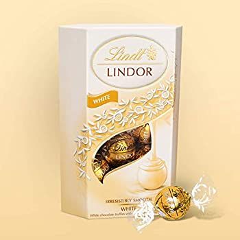 Lindt - Lindor - White Cornet - 200g : Amazon.ca: Grocery & Gourmet Food Lindor Chocolate, White Chocolate Truffles, Lindt Lindor, Swiss Chocolate, Chocolate Dreams, Chocolate Shells, Salted Caramel Chocolate, Chocolate Gifts, Chocolate Truffles