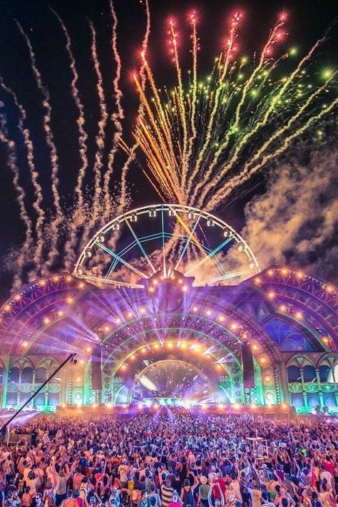 Tomorrowland Festival, Tomorrow Land, Electronic Music Festival, Festival Background, Festivals Around The World, Edm Music, Edm Festival, Electronic Dance Music, Rave Festival