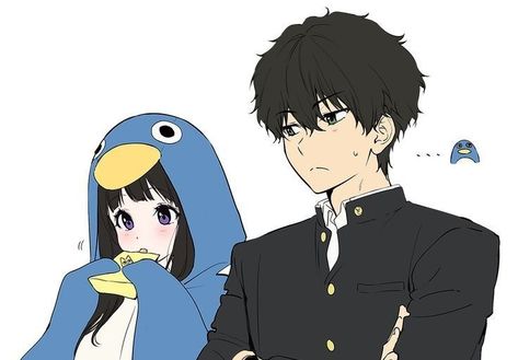 Hotarou Oreki X Chitanda, Oreki X Chitanda, Eru Chitanda, Blushing Anime, My Melody Wallpaper, Anime Expressions, Cute Profile Pictures, Anime Couples Drawings, Boy Art