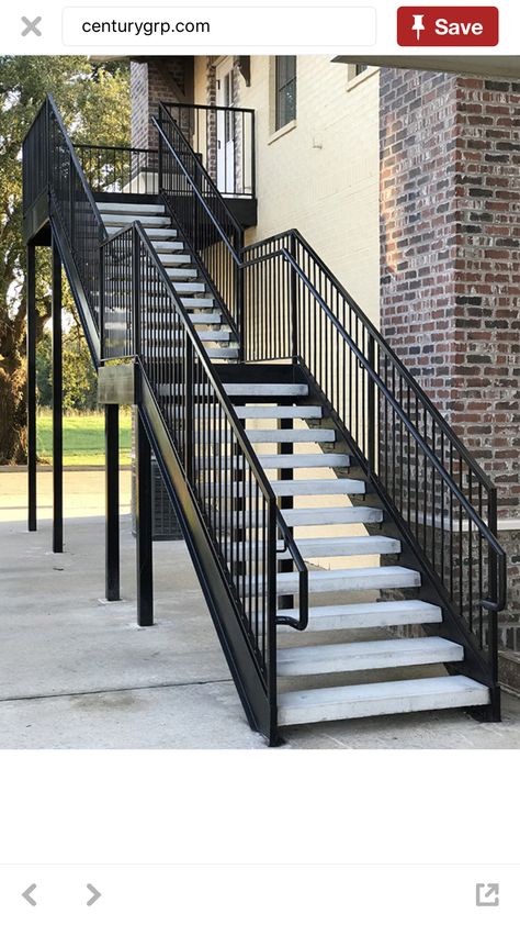 Outside Stairs Design, Steel Stairs Design, Spiral Stairs Design, Outside Stairs, Outdoor Stair Railing, Staircase Interior Design, Staircase Outdoor, External Staircase, Open Stairs