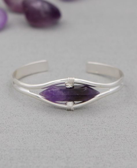 Amethyst Bangle, Buddha Groove, Buddhist Bracelet, Larimar Bracelet, Unique Bangle, Buddha Jewelry, Buddha Bracelets, Chakra Bracelet, Adjustable Bangle