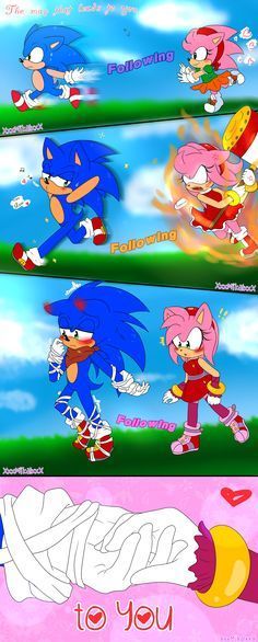 Sonamy Comic, Amy The Hedgehog, Classic Sonic, 2160x3840 Wallpaper, Sonic And Amy, I Love Them So Much, I Wait, Sonic Funny, Sonic Fan Characters