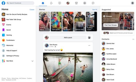 Facebook Getting Refreshed Look on Desktop and Mobile Profil Facebook, Facebook Ceo, Facebook Website, Facebook News, Facebook Layout, Facebook Design, Facebook App, Dark Mode, Mark Zuckerberg