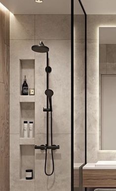 Wc Modern Design, Monochrome Bathroom Ideas, Modern Toilet Room, Zen Bathroom Small, Niche Bathroom, Minimalist Bathroom Ideas, Bathroom Inspo Interior Design, Minimalist Toilets, Modern Minimalist Bathroom