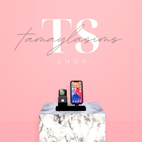 Apple Charging Dock | tamaylasims on Patreon Sims 4 Mac, Cc Camera, Sims 4 Patreon, Makeup Cc, Sims 4 Clutter, Sims 4 Body Mods, Iphone Stand, Room Stuff, Sims 4 Cc Furniture