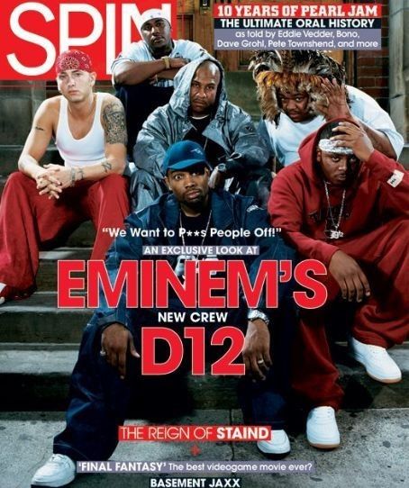 Eminem Blue, 2000s Posters, Basement Jaxx, Eminem Poster, New Eminem, Awesome Posters, The Slim Shady, Spin Magazine, Eminem Photos