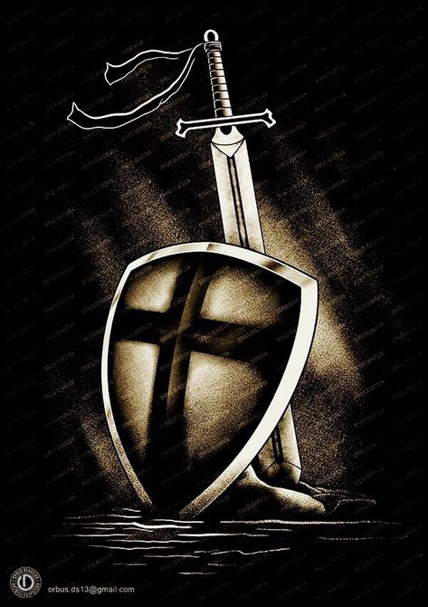 Templar Knight Tattoo, Armor Of God Tattoo, Female Warrior Tattoo, Templar Knight, Christ Tattoo, Knight Tattoo, Knight Templar, Crusader Knight, Legendary Dragons