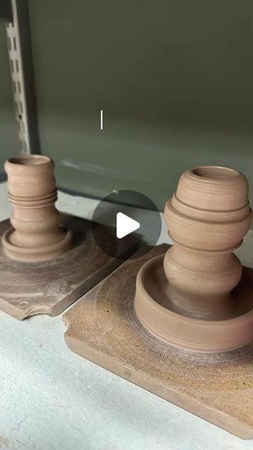 Kinsy Rosati on Instagram: "Candlesticks 🕯️ I love the way these turned out. Simple and beautiful~

They will be available in my Etsy shop and on my website soon. 

#tablescape 
#candlesticks 
#candles 
#gifts 
#handmadecandlesticks 
#pottery
#foryoupage 
#candlelight 
#ambiance 
#cozyfeels
#krpottery 
#8" My Website, Tablescapes, The Way, Etsy Shop, I Love, Candles, Gifts, On Instagram, Instagram