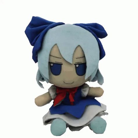 https://media.tenor.com/H5nWGzOuOmoAAAAC/funky-cirno.gif Touhou Gif, Cirno Touhou, Fat Nick, Touhou Anime, Cursed Objects, My Little Pony Twilight, World Domination, Blue Hair, Anime Chibi