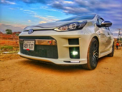 Front view of #Toyota #aqua #gr #sports full #modified Toyota Aqua Modified, Toyota Aqua, Front View, Toyota, Sports Car, Cars, Vehicles, Sports, Quick Saves