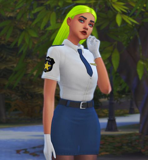 sims 4 cc // custom content clothing // #sims4cc #sims4customcontent #ts4cc // police officer uniform with skirt Police Officer Uniform, Officer Uniform, Police Outfit, 4th Of July Dresses, Career Outfits, Sims4 Clothes, Sims 4 Cc Packs, Eve Outfit, Sims 4 Mods Clothes