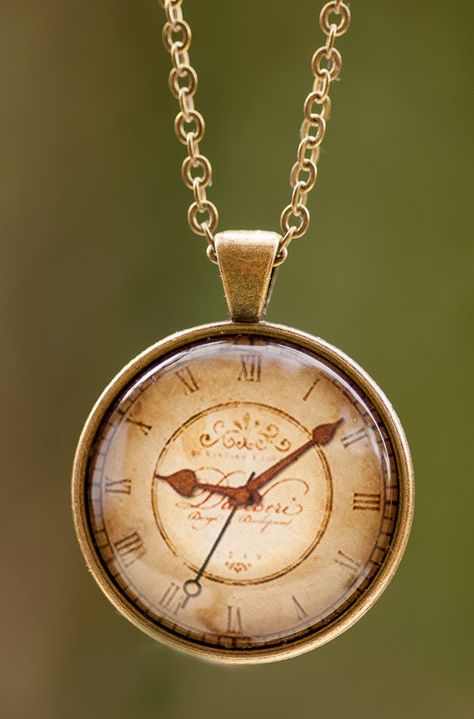 Old Clock Pendant, Antique Clock Necklace, Vintage Pendant, Photo Pendant, Retro Necklace, Picture Pendant, Image Pendant, Brown Pendant Old Clocks Vintage, Clock Pendant, Clock Necklace, Old Necklace, Clock Antique, Old Clock, Old Watch, Retro Necklace, Stop Watch