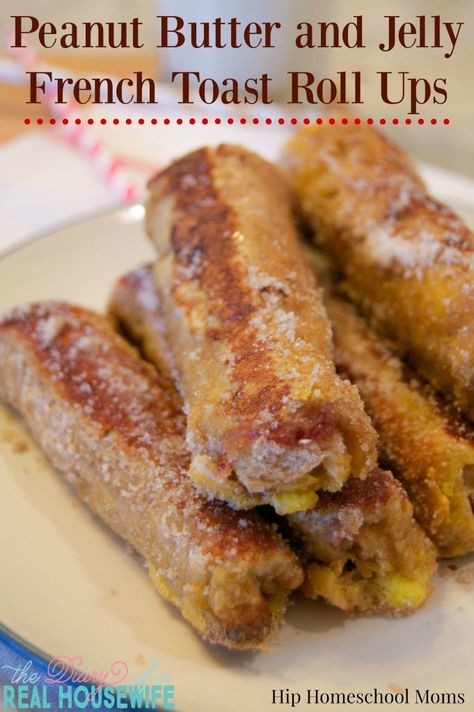 Peanut Butter French Toast Roll Ups, French Toast Peanut Butter And Jelly, Peanut Butter Jelly French Toast, Pbj French Toast, Peanut Butter And Jelly Breakfast, Peanut Butter French Toast Recipe, Pb&j French Toast, Peanut Butter And Jelly French Toast, Pb And J Roll Ups