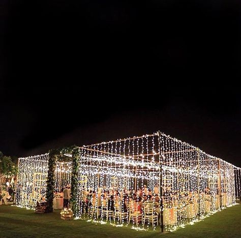 Backyard Wedding Reception Tent, String Lights Outdoor Wedding, Tent Weddings, Backyard Wedding Decorations, Wedding Backyard Reception, Lights Wedding Decor, Wedding Planning Decor, Wedding Decor Style, Wedding Tent