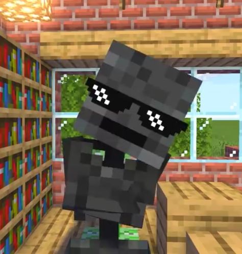 Minecraft Monster School, Monster School Minecraft, Wither Skeleton, Minecraft Character Skins, Minecraft School, Monster School, Minecraft Characters, School Icon, Troll Face